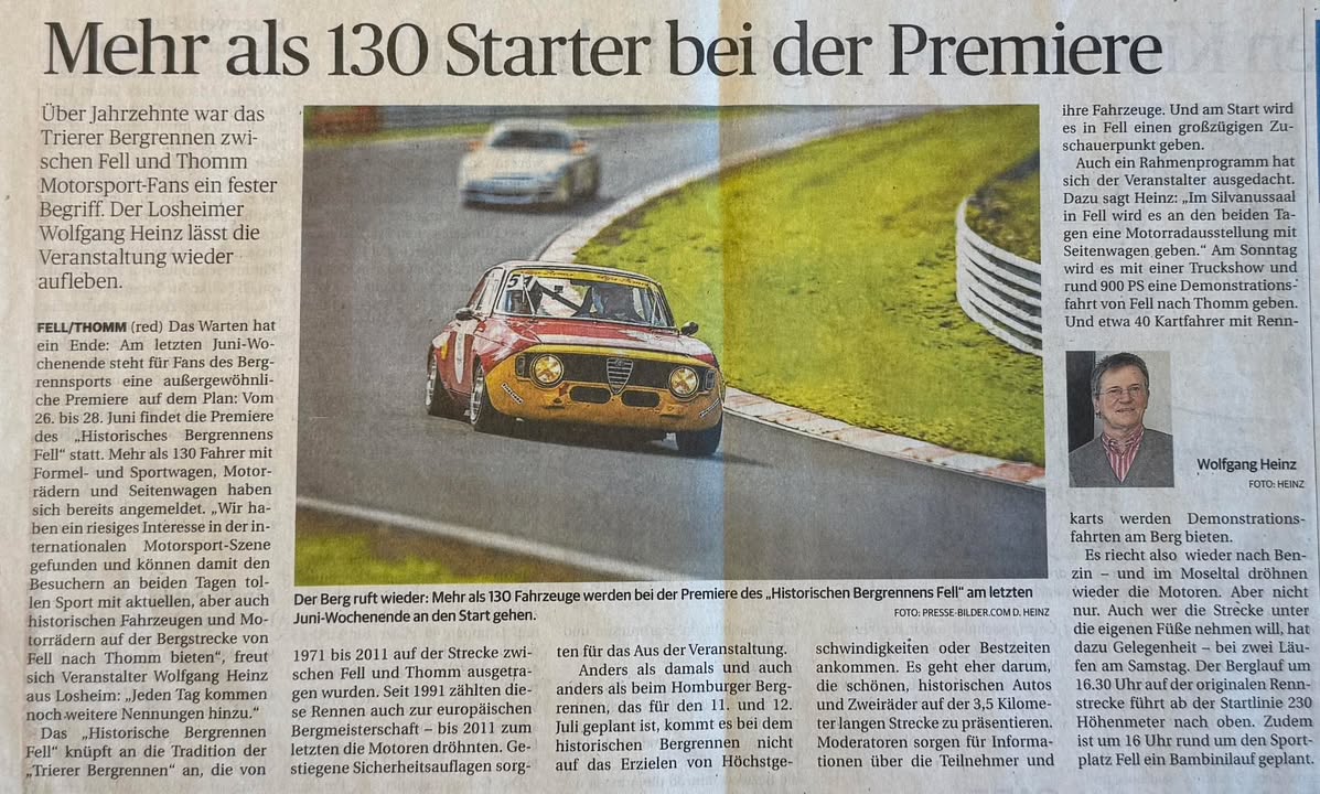 Int. Saar-Lor-Lux Classique - European Historic Rallye